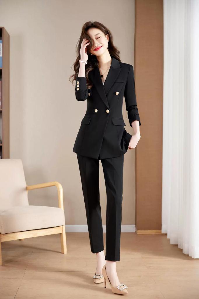 Formal Suit for Jacket and Perfect for and Casual Stylish and Relaxed Slimming Suitable for Entrance and Office Slimming and [KOSIKINI] Women