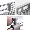 Stainless Steel Kitchen Drying Rack, Extendable Drainage Basket with Adjustable Armrests, Sink and Dish Drying Rack