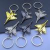 Men's Metal Fighter Keychain Gadgets For Men Battleplane Key Chain On Bag Car Trinket Jewelry Boyfriend Gift Souvenirs