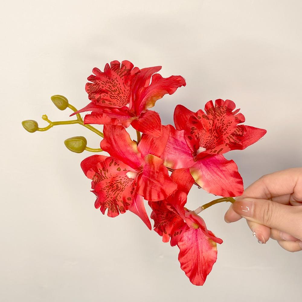 Orchid Flower Fairy Hairpins Artificial Flowers Spring Summer Hair Clips Wedding Party Photography Hair Accessories