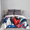 UFO Robot Goldorak Grendizer Anime Mechanical Warrior Blankets Flannel Throw Blanket Plush for Bed Living Room Travel Home Couch