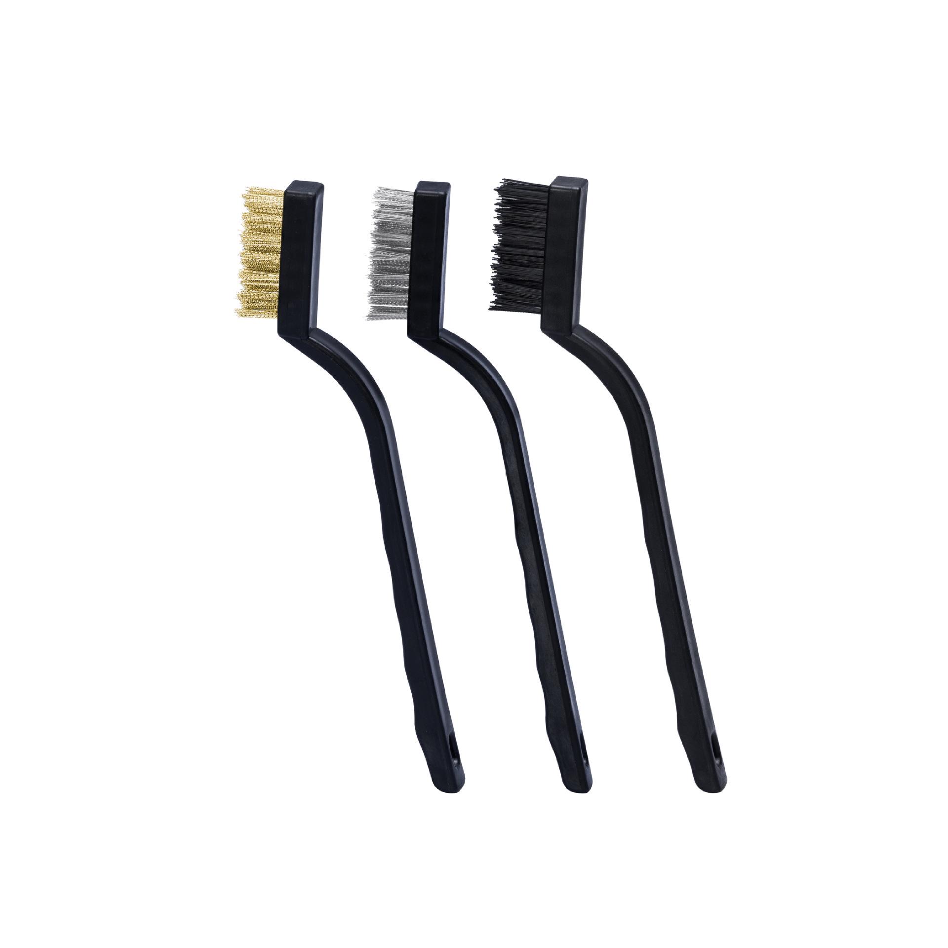 

7-Inch Mini Stainless Steel Wire Brush for Kitchen and Stove Cleaning, Rust and Antique Removal