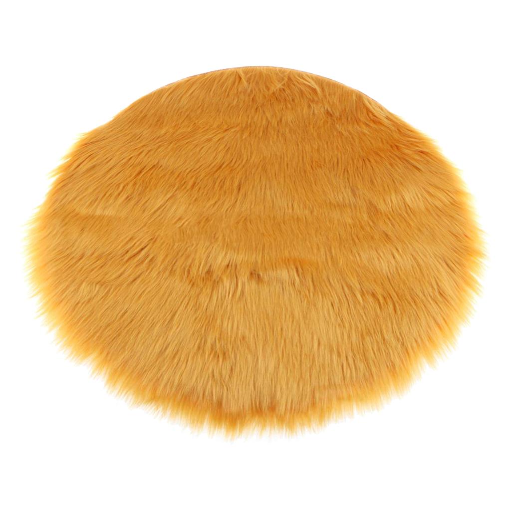 Artificial Sheepskin Rug Shaggy Fleece Fluffy Area Rug Washable Non Slip Mat for Kids Playroom Nursery Baby Crawling