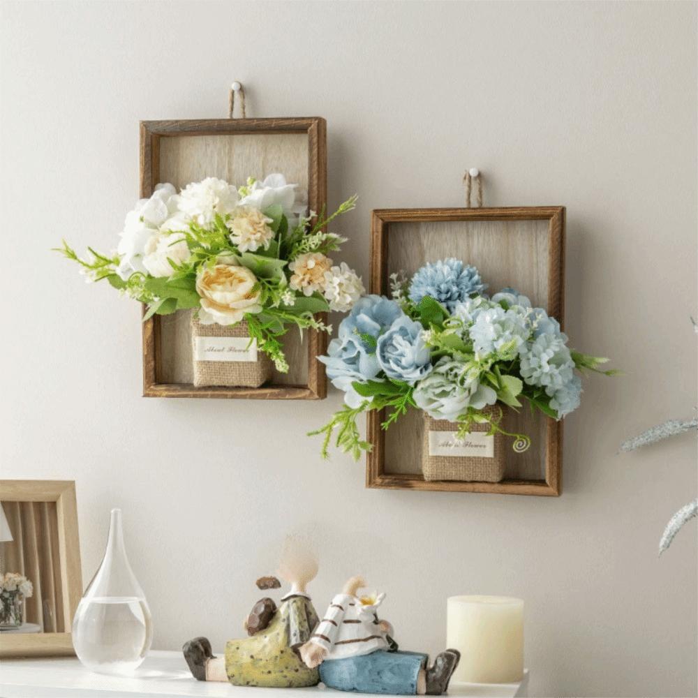 Simulated Flower Wall Hanging Picture Frame 3D Handmade Imitation Flowers Decoration  Wall Hanging