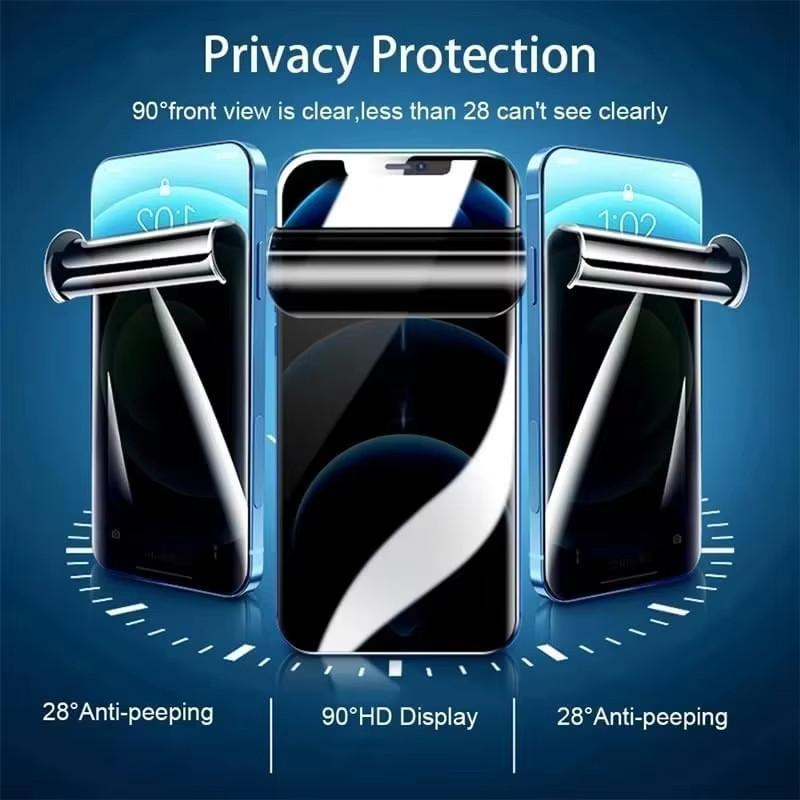 3PCS Anti Spy Privacy Soft Film iPhone 18 17 Pro Max 18PM 17PM Screen Protection Film iPhone 18 Pro 18ProMax 17ProMax 17Pro 17 Soft Film