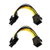 GPU Splitter Cable 6 Pin Female To 8 Pin Male Power Adapter Splitter Power Extension Cable for GPU Graphics Card