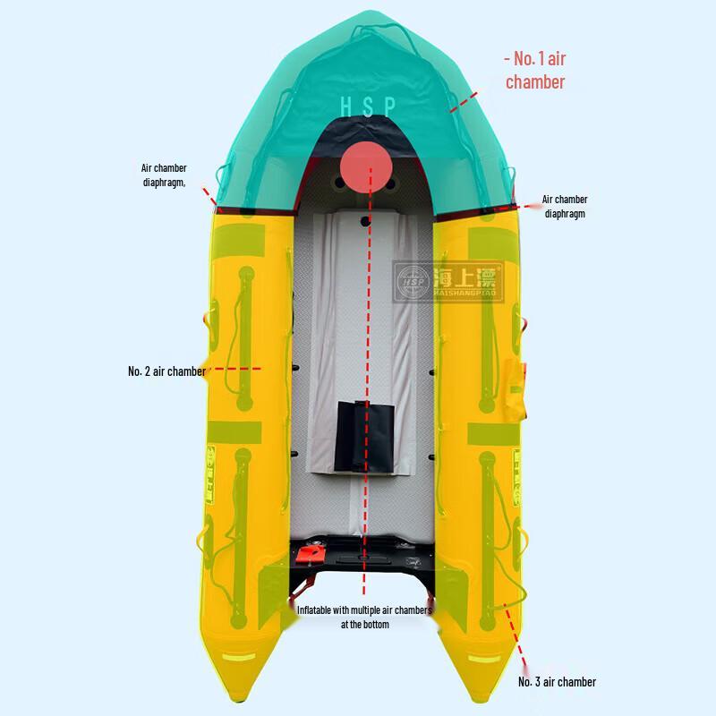 M-Shaped Inflatable Rescue & Assault Boat