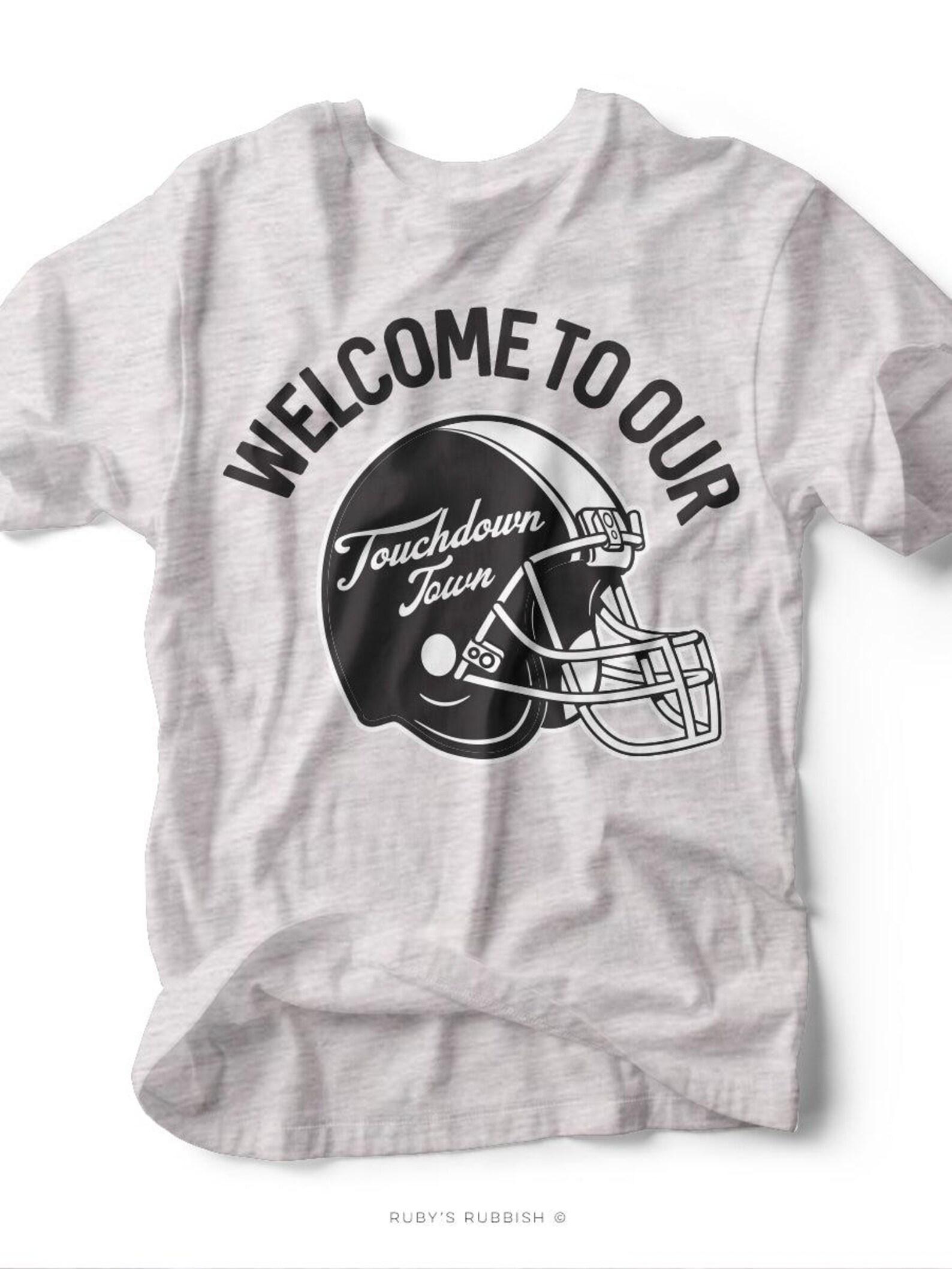 Welcome to Our Touchdown Town | Game Day T-Shirt | Ruby s Rubbish® S