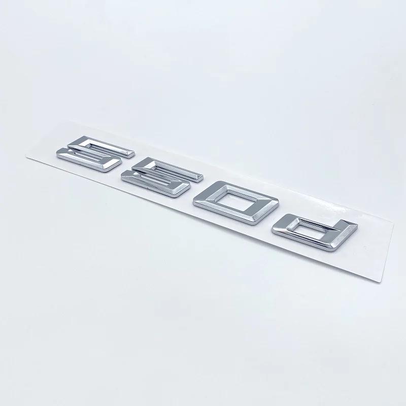 3D New Font Numbers Letters for BMW 5Series E39 E60 E61 F10 F1 520d 523d 525d 530d 535d 540d ABS Emblem G30 Car Trunk Sticker