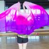 Gradient Color Veil Shawls 100% Silk Dancing Shawl Costumes Accessories Performance Dance Veil