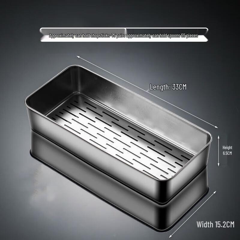 Stainless Steel Chopstick & Utensil Holder
