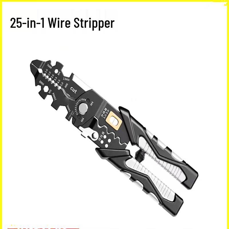 PULIAN 25-in-1 Multi-function Wire Stripper Pliers Set