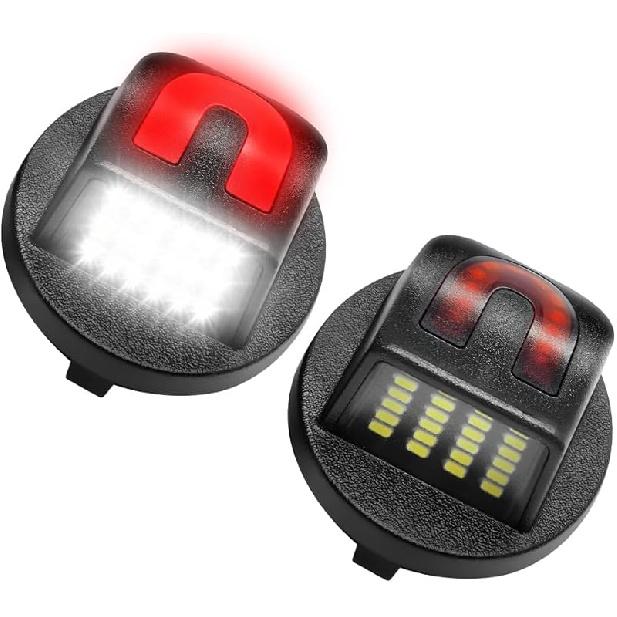 LESAUCE LED License Plate Lights Tag Lights for Ford F150 F250 F350 Super Duty Ranger Pickup Explorer Bronco Excursion Expedition Rear Bumper Bright