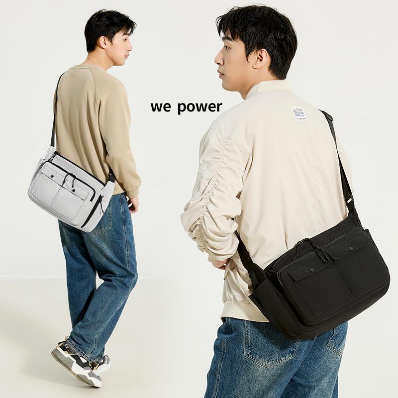 Vintage Hobos Design Men Bags Handbag  Nylon Fabric Crossbody Bag For Men Fashion Casual Men's Handbag Shoulder Bag
