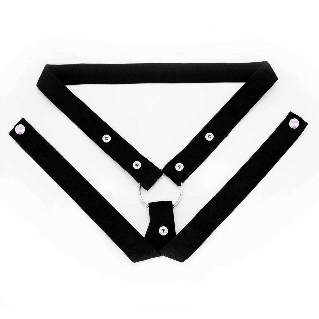 Ju Says Men's Adjustable Chastity Lock Strap: Wide, Three-Way Restraint with Hanging Ring for Enhanced Appearance