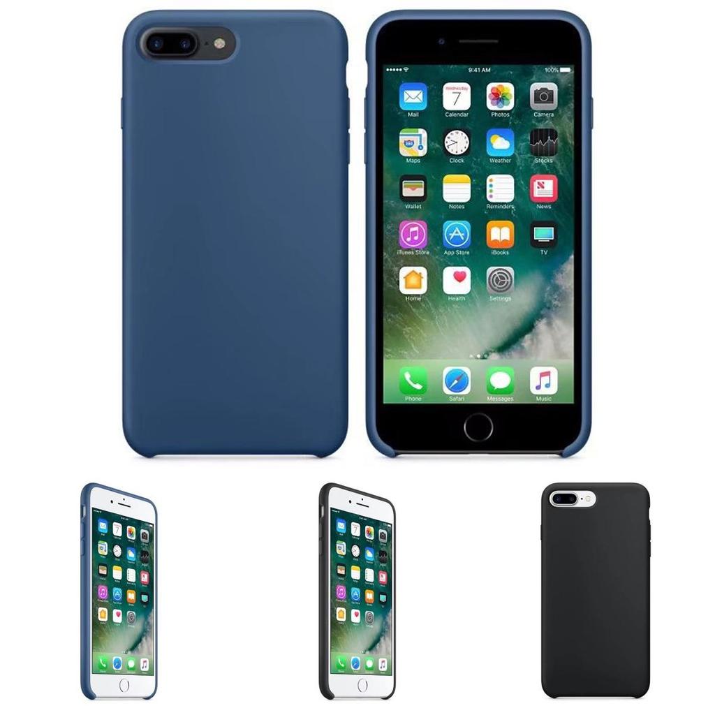 Für iPhone X 8 7 6s Plus Ultradünne Slim Gummi TPU Stoßfeste Hülle Weiche Abdeckung