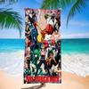 O-One-Punch Man S-Saitama Anime Beach Swimming Towel Soft Absorbent Washcloth Children's Gifts for Kids Travel Camping Gym
