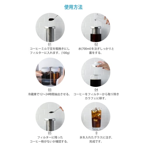 SHELBRU CBS Cold Brew System, Rich Cold Brew Coffee, Bottle, Water Dripper, Heat-Resistant Glass, Gift (Color Box Type)