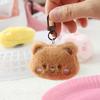 Creative Plush Press Panda Keychain Animation Piggy Squeak Rabbit Frog Pig Chirping Bear Pendant Bag Hanging For Kids