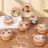 Multiple Children's Wooden Yo-yo Cartoon Animal Spinning Wooden Yoyo Ball Boys and Girls Educational Toy