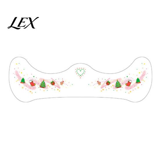 Easy To Apply Face Tattoos Christmas Tattoo Stickers, Waterproof Temporary with Tree Deer Stickers for Snowflake, Remove, Holiday Party Makeup
