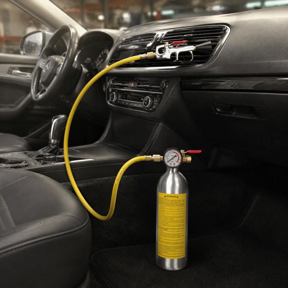 Pressure Control AC Flushing Kit Air Conditioning Flush Kit Cylinder Cooling System