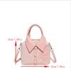 Pu Portable Shirt-Style Shoulder Bag Women  Versatile Crossbody Bags Zipper Handbag High Quality Tote Commuter Bags Gifts