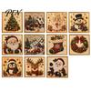 Full Drill Gem Art for Beginners DIY Christmas Faux Pearl Painting Kit with Frame, Santa Creative Gift Crafters Beads Craft Adults Beginner, Handmade