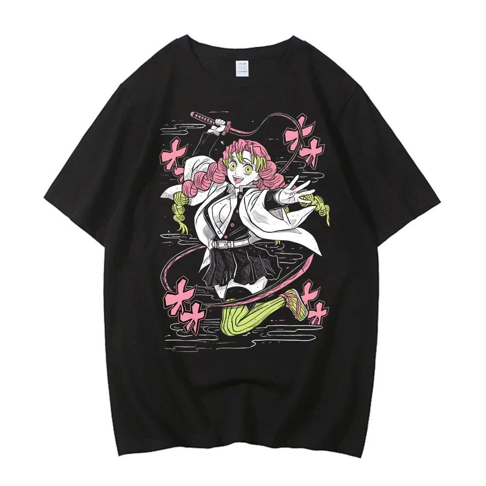 High Street Clothing Harajuku Casual T-Shirt Anime Printed Cotton T-Shirt High Quality Anime Graphics T-Shirt Casual Top Unisex