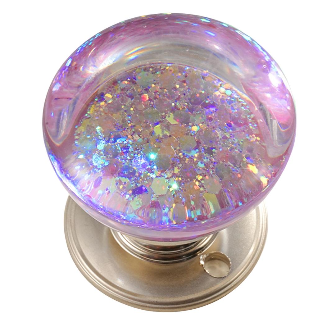 Pryskyřičná křišťálová koule úchytka na dveře skříňky s vloženým designem pro tahadla zásuvek šatní skříně pryskyřičné knoflíky na skříňky knoflíky na zásuvky