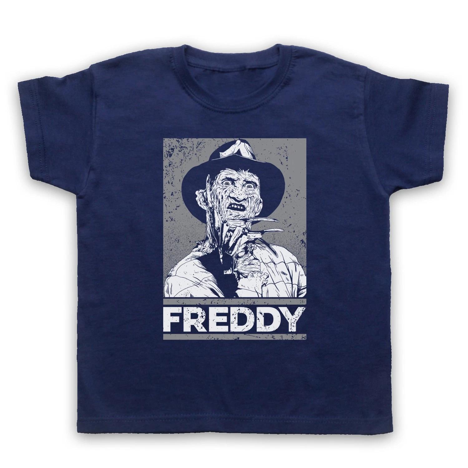 Фредди Крюгер Tribute Улица Вязов Хоррор Детская Детская Футболка Все Цвета 110