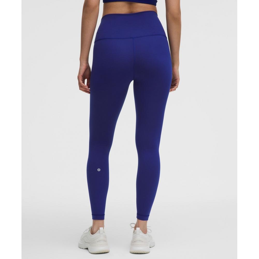 Lululemon Wunder Train High Rise Tight 25  Deep Sea Blue