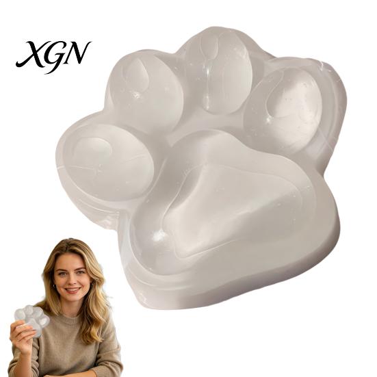 Cat Paw Stress Ball Clear Squeeze Toy Relief Giant Kitten Sensory Animal Claw Fidget Soft Pinch