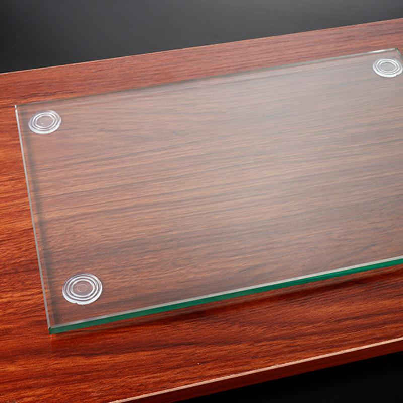 4 Pezzi Guarnizione Antiscivolo in Vetro Guarnizione Fissaggio Piano Tavolo Ventosa Trasparente Biadesiva Tappetino in Silicone per Tavolo da Pranzo