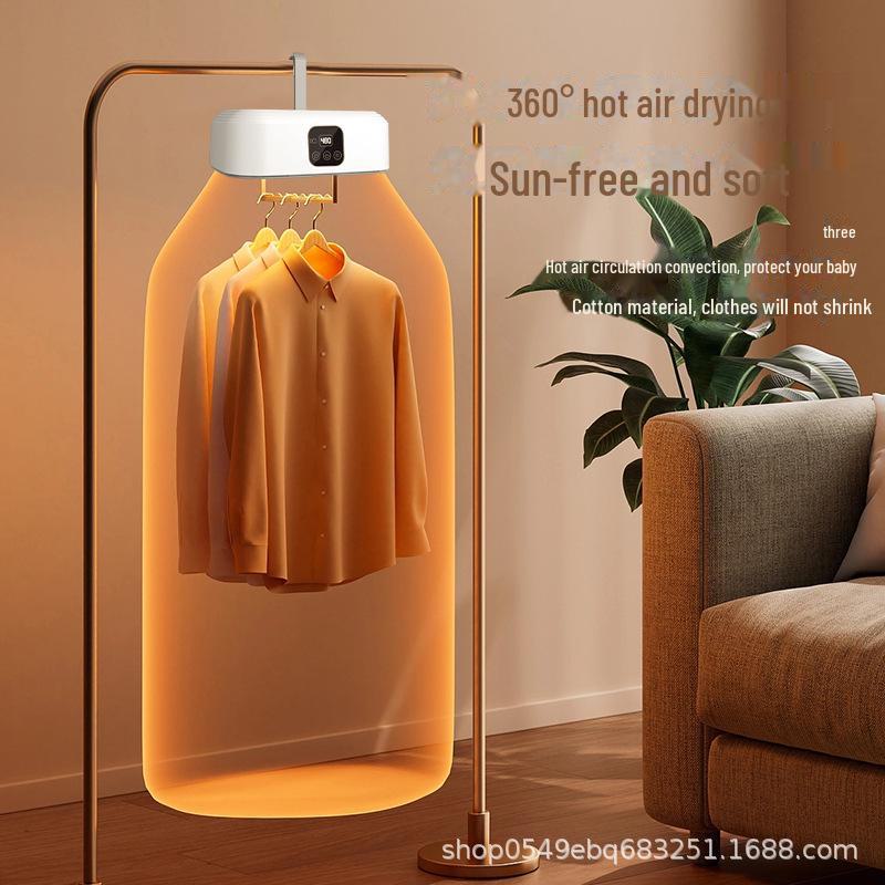 Portable Baby Clothes Dryer with Sterilizer - Compact Cross-Border Folding Design