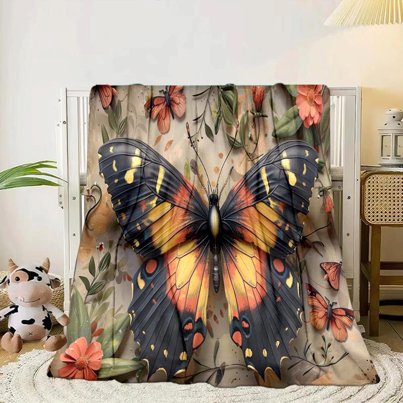 Electric Butterfly Dance Blanket Flannel Blanket Throw Blanket Sofa Cover Blanket Soft Premium Blanket Picnic Blanket Tv Blanket Gifts