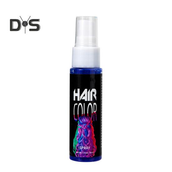 30ML Einweg-Haarfarbenspray, schnelltrocknend, natürliche Pflanzen, Männer und Frauen, temporäres Instant-Haarfärbemittel, Färbemittel für Halloween, Cosplay, Party, Make-up-Requisiten