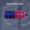 2-in-1 Magnetic Split Bluetooth Speaker, 20W, Outdoor, Waterproof, Dual Detachable, True Wireless Stereo, Portable Subwoofer