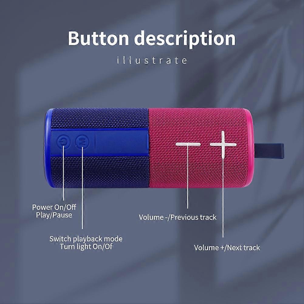2-in-1 Magnetic Split Bluetooth Speaker, 20W, Outdoor, Waterproof, Dual Detachable, True Wireless Stereo, Portable Subwoofer