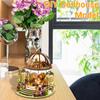 DIY Miniature Dollhouse Kit 1:24 Scale 3D Puzzle Assembly Building Toys W LED Light and Furniture Handmade Furniture DollHouses