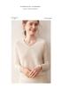 Women's Cashmere V-Neck Solid Color Soft Loose Sweater - Autumn/Winter New Arrivals