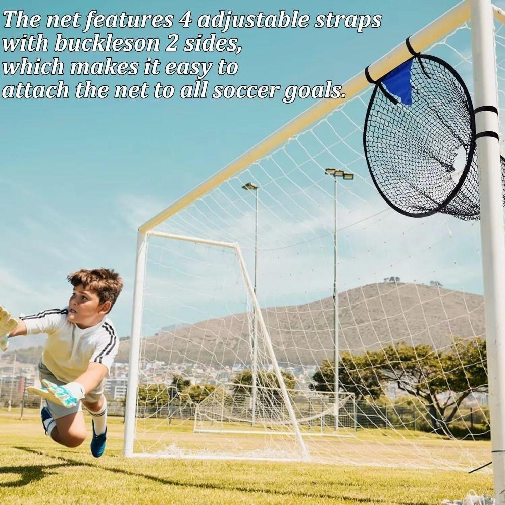 Quality Mesh Soccer Ball Net Foldable Football Shooting Goal Net  Outdoor
