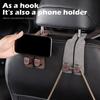 Car Seat Back Headrest Suede Hooks Organizer Holder Clips Accessories For Morning Picanto Rio Stonic Sportage Ceed Optima Fo Agw287
