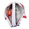 New LiNing Fabric/Outer Aluminum Film Gym Bag Regular Unisex White Red ABJR020-5