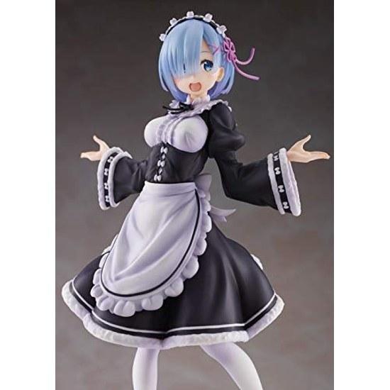 Taito ReZero Winter Maid Rem Colorful Anime PVC Figure Artist Masterpiece Height 20.32 Cm