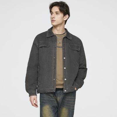 Spring and Autumn Men's New Vintage Denim Jacket