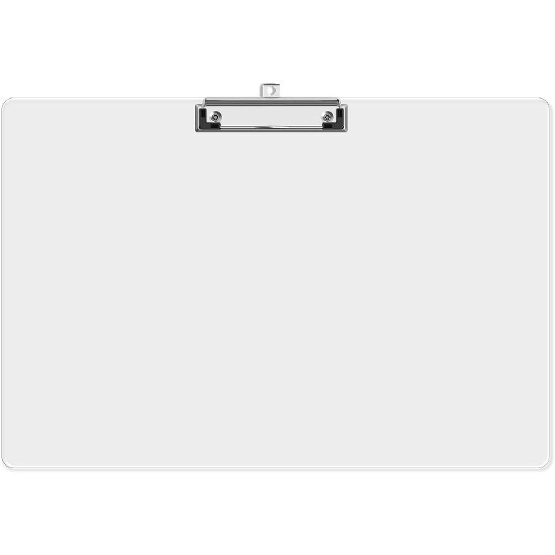 Extra Large Clipboard, 11 x 17 Clear Plastic Drawing Boards, Horizontal Clip Board, Landscape Layout, Suitable for Sketching, Watercolor. Drafting &