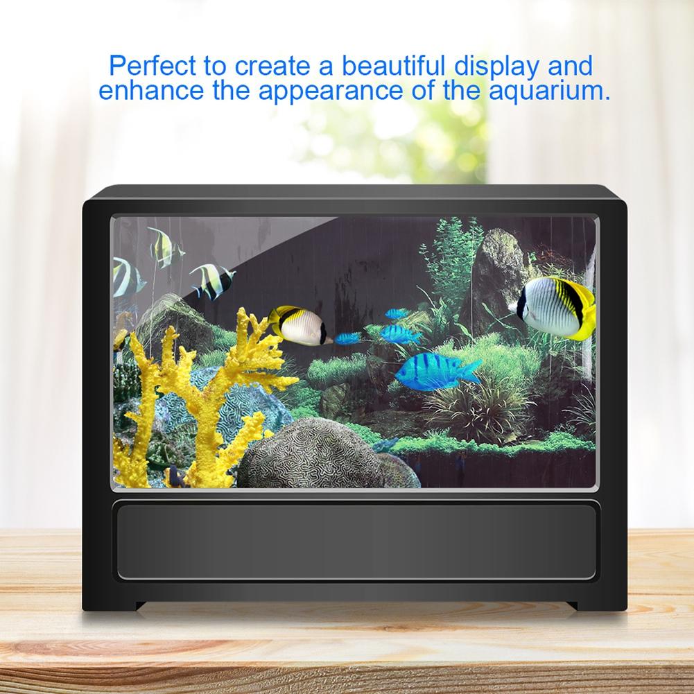 Coral Aquarium Background Underwater Poster Fish Tank Wall Decorations Sticker 61 X 41cm