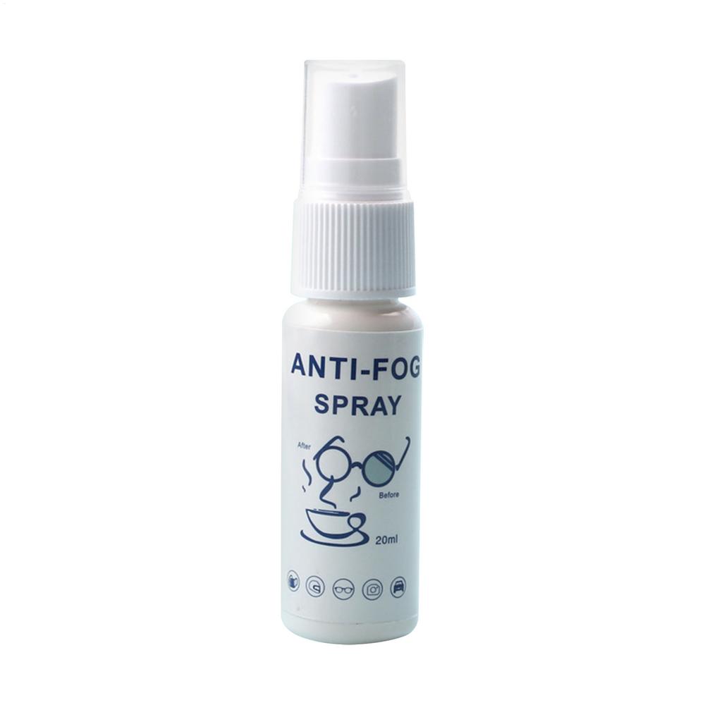 Anti Fog Spray For Glasses Windshield Defogger Eyeglass Lens Glass Cleaner Safety Eyeglass Defogger Mirror Coating Agent 20ml