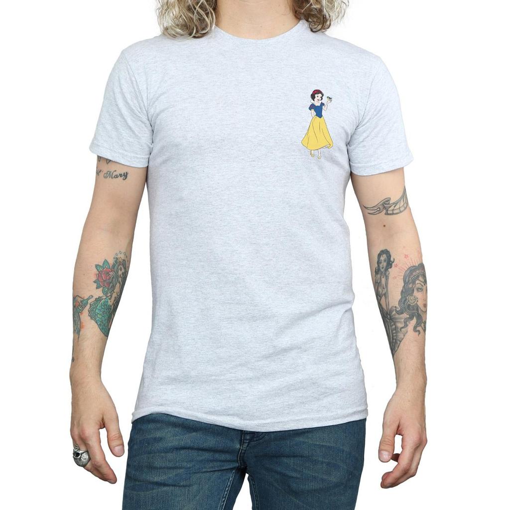 Disney Princess Mens Snow White Chest T-Shirt